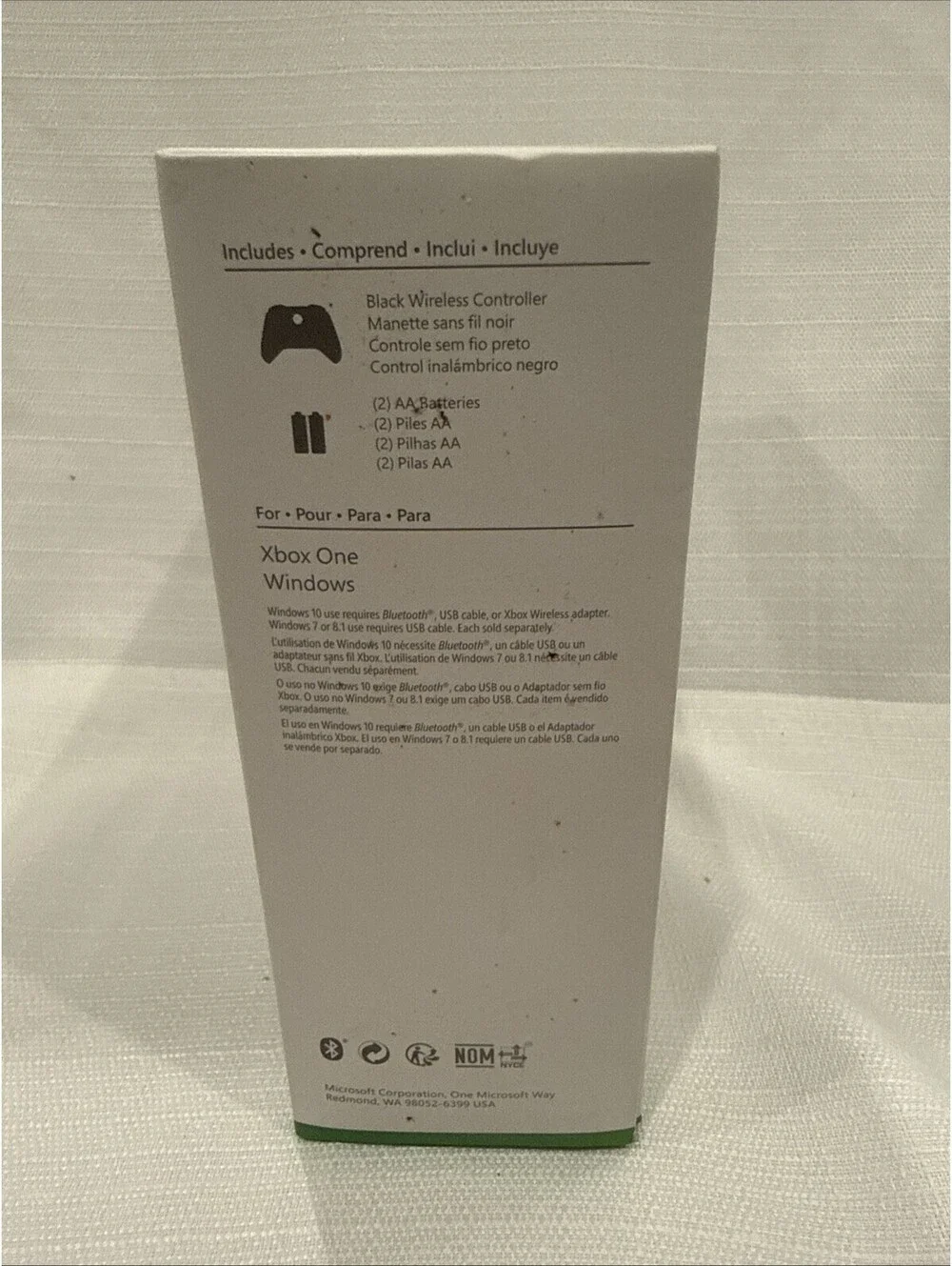 NEW |Sealed| Microsoft Xbox One Black Wireless Controller Model 1708 Bluetooth